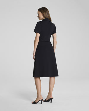 Spanx Collared Tie Wasit Midi Dress