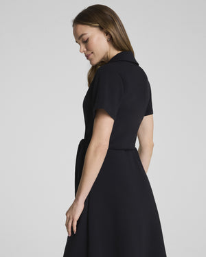 Spanx Collared Tie Wasit Midi Dress