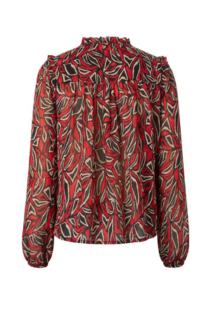 Penny the pintuck printed Blouse