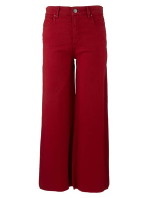 Meg High Rise Dark Red Jeans