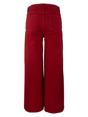 Meg High Rise Dark Red Jeans