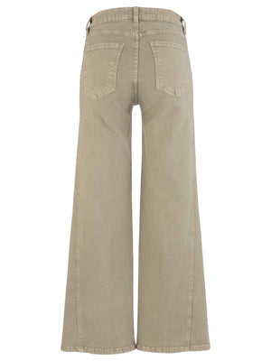 Meg High Rise Jeans with a side Panel in Tea