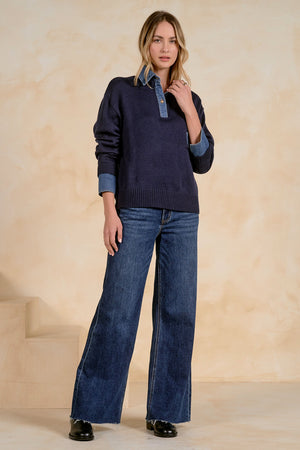 Double Up Layered Sweater (2 colors)