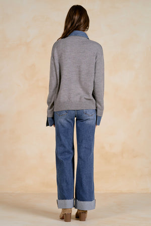 Double Up Layered Sweater (2 colors)