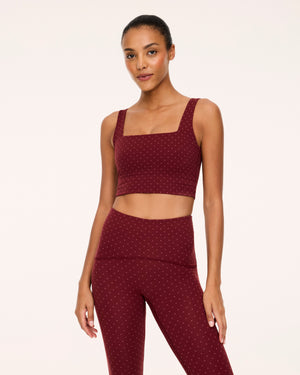 Spanx Boostup Cropped Square Neck Shelf Tank and Leggings
