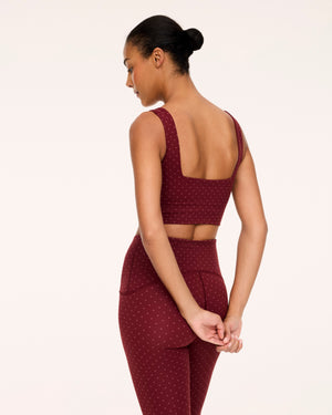 Spanx Boostup Cropped Square Neck Shelf Tank and Leggings