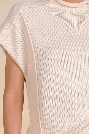 Bailey Cap Sleeve Sweater (2 colors)