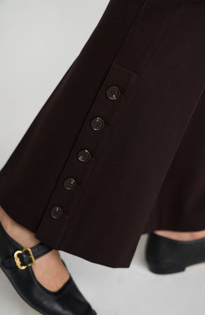 Stella Kick Flare Button Hem pull on pants
