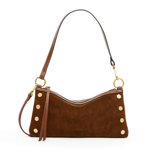 Hammitt Kyle SML antique cinnamon suede bag
