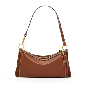 Hammitt Kyle SML antique cinnamon suede bag