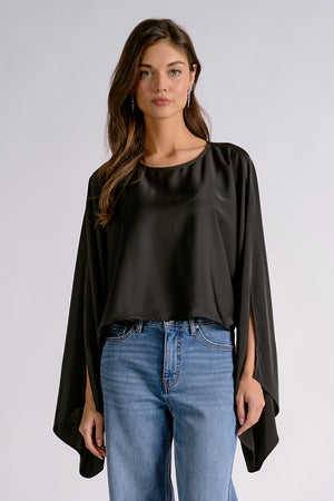 Kally Kimono Satin Top (2 colors)