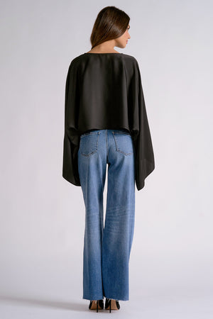 Kally Kimono Satin Top (2 colors)