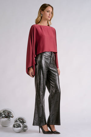 Kally Kimono Satin Top (2 colors)