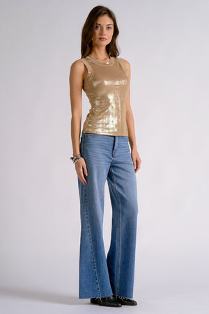 Sheila Shimmer Mesh Tank (2 colors)