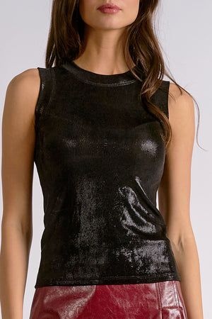 Sheila Shimmer Mesh Tank (2 colors)