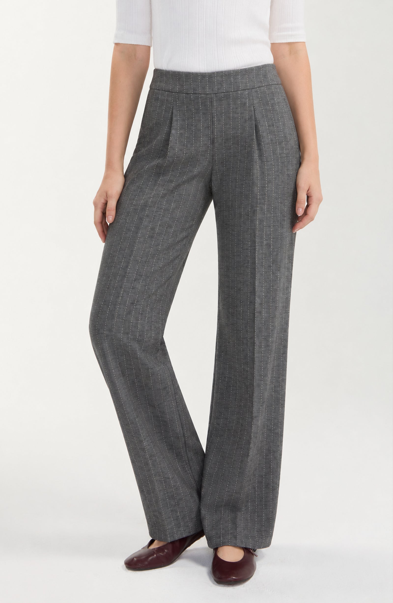 Penny Pull-on Wide Leg Trouser