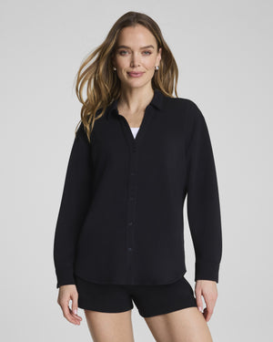 Spanx Air Essentials Oversized button down Top (3 colors)