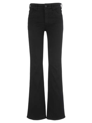 Black Natalie High Rise Fab Ab Bootcut jeans!