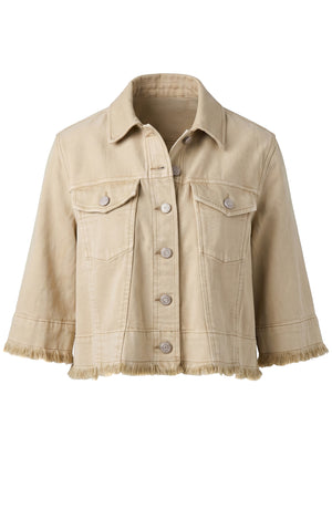 The Amy Frayed Flounce Jacket