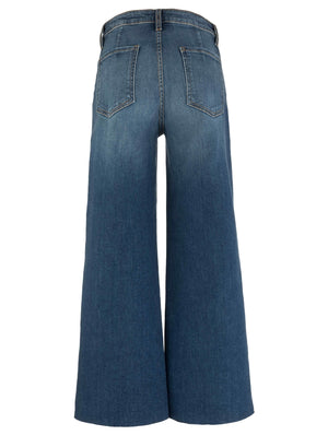 Meg High Rise Patch pockets Wide leg hem