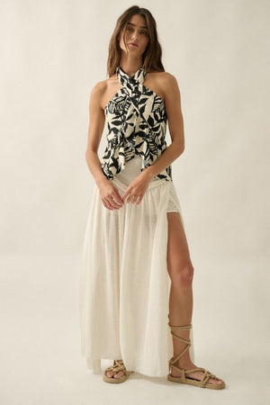 Bahamas Floral Halter