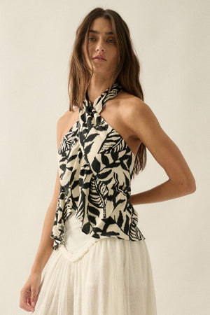 Bahamas Floral Halter