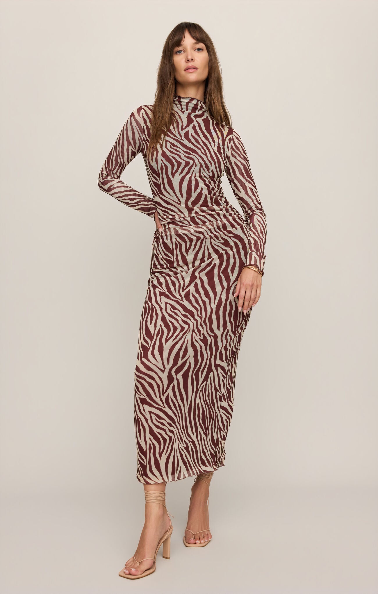 Sevilla Zebra Mesh Midi By Z Supply