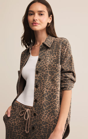 BEST SELLING All Day Leopard Jacket (RESTOCK) By Z SUPPLY