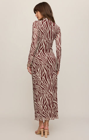 Sevillla Zebra Mesh Midi