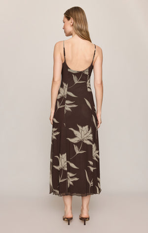 Charisma Floral Midi Mesh Dress By Z Supply