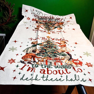 From the Windows to the Walls Holiday Dish Towel