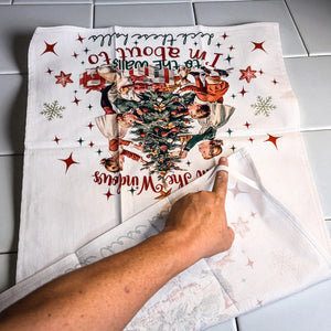 From the Windows to the Walls Holiday Dish Towel