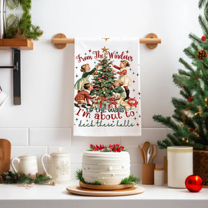 From the Windows to the Walls Holiday Dish Towel