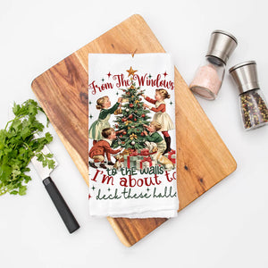 From the Windows to the Walls Holiday Dish Towel