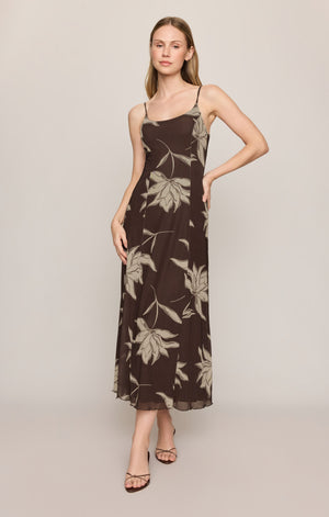Charisma Floral Midi Mesh Dress By Z Supply
