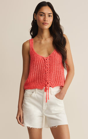 Tate Lace Up Sweater Top from Z Supply